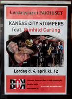 Kansas City Stompers med svenske Gunhild Carling, som solist